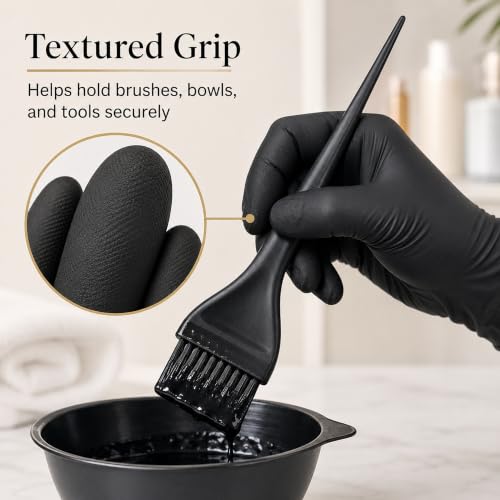 QNCIGER Professional Reusable Hair Dye Gloves for Salon Coloring