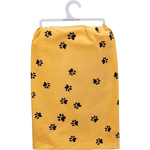 My Cat and I Funny Kitchen Towel - 28" Cotton Cat Lover Gift