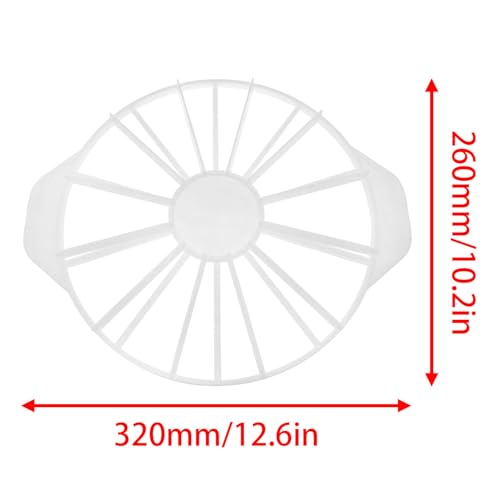 10.6-Inch Cake Portion Marker and Cutter - 10 and 12 Slice Divider