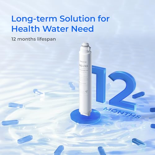 Waterdrop WD-F1G Filter, Replacement for WD-X12-Basic & WD-X8-Basic & WD-X8-PRO Reverse Osmosis System, 12-month Lifetime