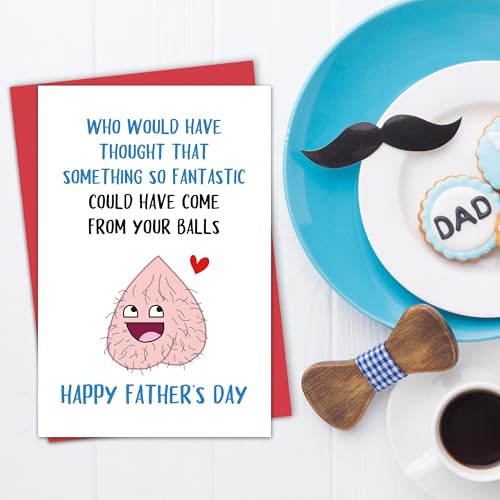 Funny Father's Day Card for Dad or Husband - Humor & Rude Design
