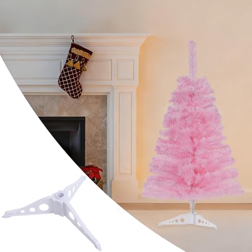 Plastic Christmas Tree Stand White for Mini Artificial Tree - 0.75 Inch Diameter