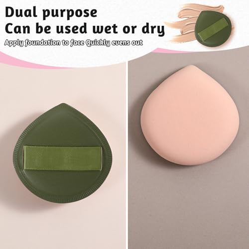 ZEYIYER 5 PCS Foundation Sponge Powder Puff Teardrop Makeup Sponges