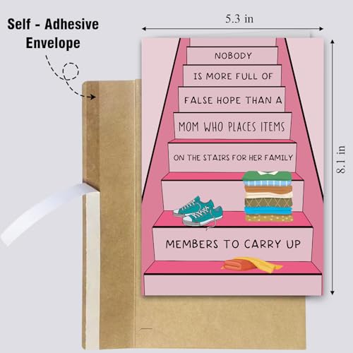 Funny Mother's Day Card - Sarcastic Message for Mom