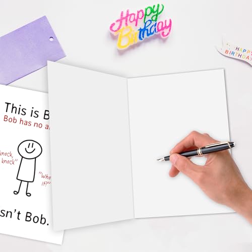 Hilarious Bob Joke Birthday Card for Men and Women