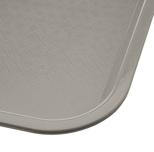 Carlisle Café Fast Food Tray, 12" x 16", 24 Count - Gray