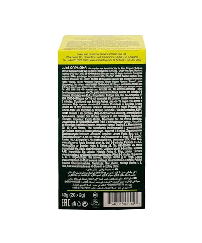 Ahmad Tea Apple Refresh Black Tea, 20 Count Teabags