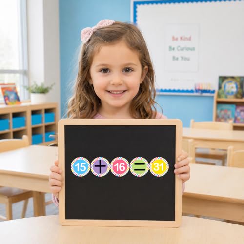 Ceiba Tree 40-Piece Magnetic Number Set - Colorful Double-Sided Magnets