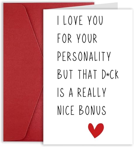 Funny Naughty Anniversary Card for Husband | Quirky Gift Idea