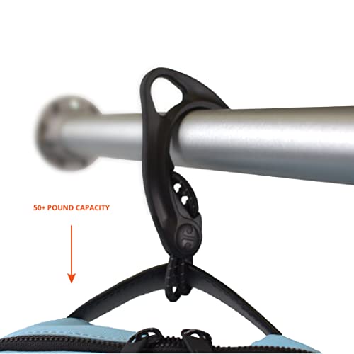 8TIMBER Gear Hook Black 2-Pack – Heavy-Duty S Hooks for Storage