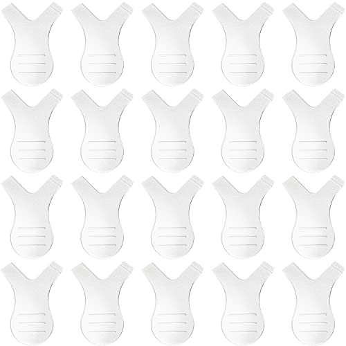 Leinuosen 20 Pack Y Shape Eyelash Brush Silicone Lash Lift Tools