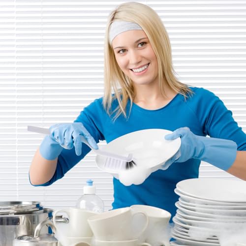 3-Piece Right Angle Kitchen Scrub Brush Set for Deep Cleaning