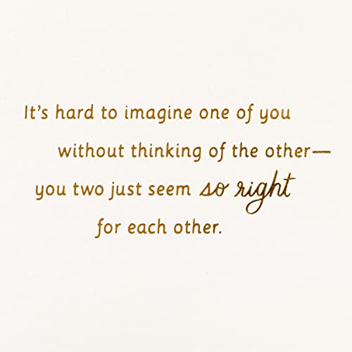 Hallmark Wedding Card for Couple with Gemstone Heart