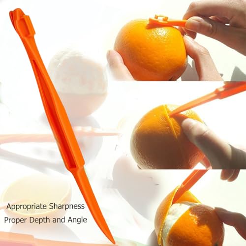 Citrus Peeler Tool Set - Easy Orange Lemon Peel Cutter, 3 Pack