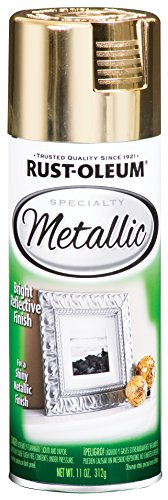 Rust-Oleum Metallic Gold Spray Paint - 11 Fl Oz (Pack of 1)