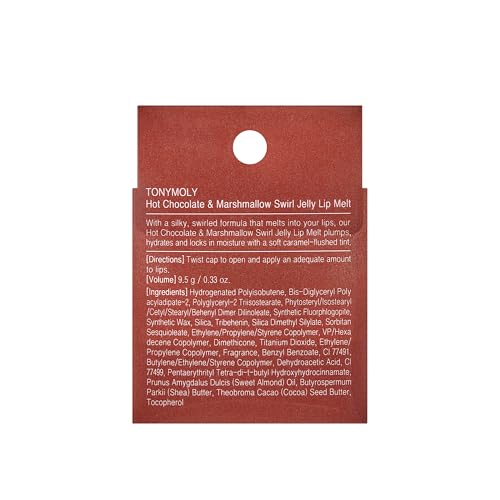 TONYMOLY Jelly Lip Melt - Hot Chocolate Marshmallow Lip Oil