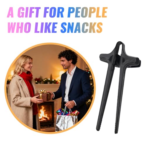 TelestFire Finger Chopsticks for Snacking (6-Pack) - Reusable Snack Grabber