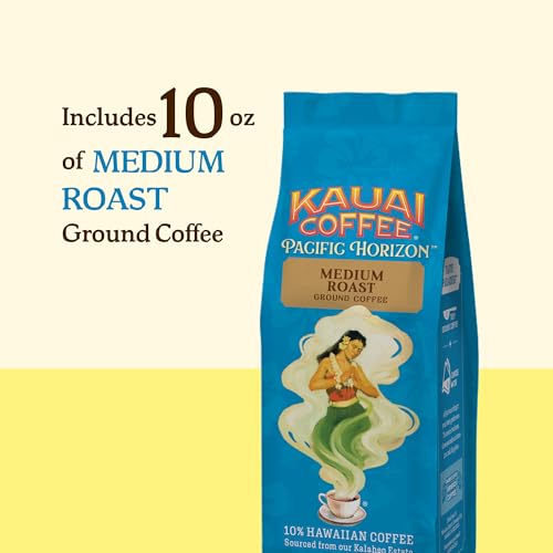 Kauai Coffee Koloa Estate Medium Roast Ground Coffee, 10 oz Bag