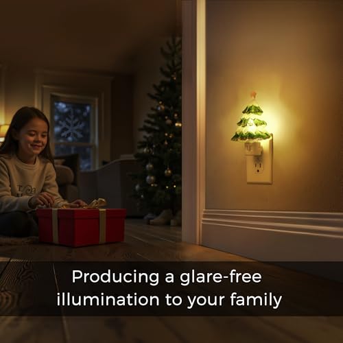 L LOHAS LED Christmas Tree Night Light 3000K Warm White - 2 Pack