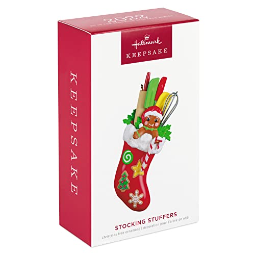 Hallmark Keepsake Christmas Ornament 2022 - Baking Stocking - Gingerbread & Utensils