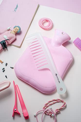 HYOUJIN Large Wide Tooth Detangling Hair Comb for Curly and Wet Hair, White
