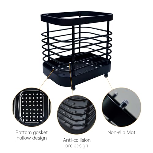 LAIPART Stainless Steel Kitchen Utensil Holder, Small Cutlery Drying Rack