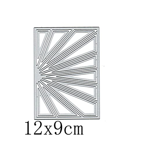 DDeehs Metal Cutting Dies Rectangle and Square Frames for Card Making Scrapbooking