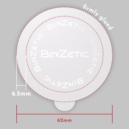 BinZetic 100-Pack Aluminum Foil Lids for Nespresso Vertuo Pods (Refill)