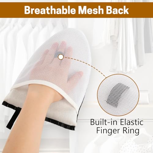 SWISSELITE Heat-Resistant Garment Steaming Glove for Handheld Steamers