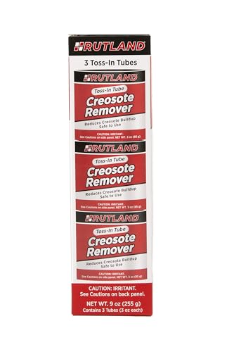 RUTLAND Creosote Remover Toss-In Canisters - 3 Pack, 3 Oz
