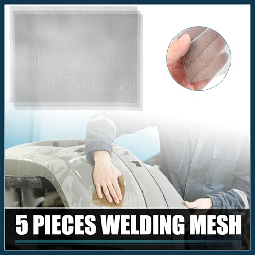 5-Pack Stainless Steel Welding Mesh Screen for Repairs - 20x15cm