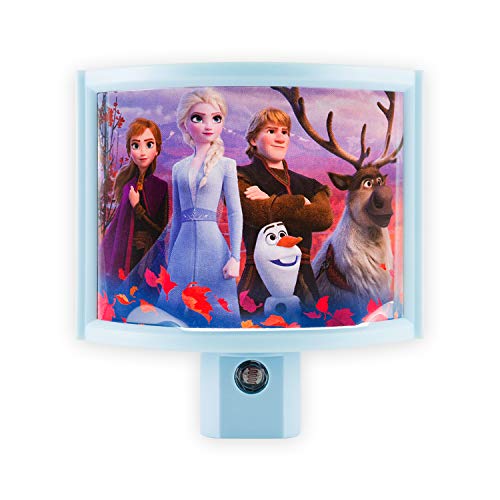 Disney Frozen 2 Elsa Night Light, Blue Wrap Shade, Dusk to Dawn Sensor