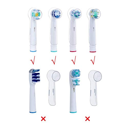Fowecelt 8-Pack Electric Toothbrush Covers for Oral-B Replacement Heads