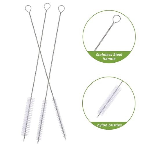 10-Pack Extra Long Straw Cleaning Brushes - 8.2 Inch Durable Design