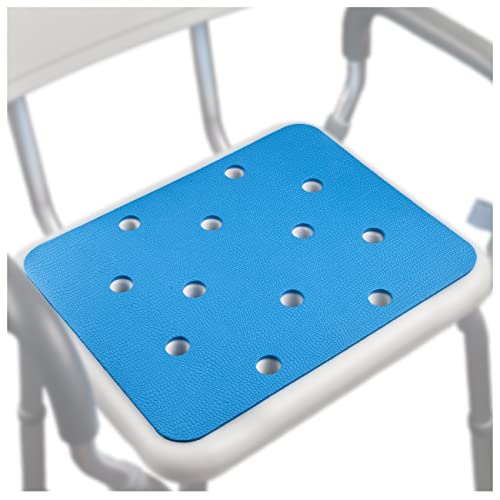 MINIVON Non-Slip Shower Chair Cushion, Waterproof Bath Seat Pad (15 x 12)