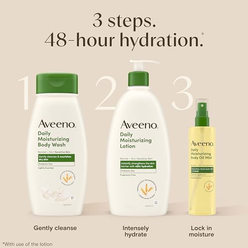 Aveeno Daily Moisturizing Body Oil Mist with Oat and Jojoba Oil 0.8 oz