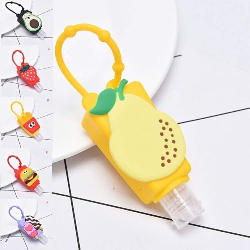 aoukoslt Strawberry Travel Hand Sanitizer Bottle with Silicone Sleeve