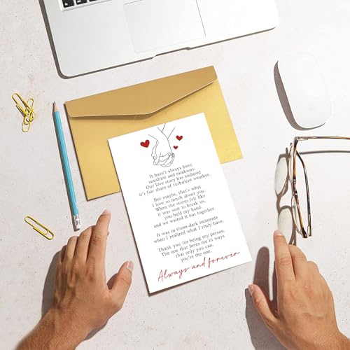 Romantic Valentine's Day Card - Heartfelt Poem for Loved Ones