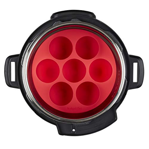 Instant Pot Silicone Egg Bites Pan with Lid - Non-Stick, BPA-Free
