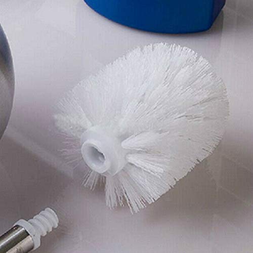 Saycker White Toilet Brush Replacement Heads - 2 Pcs for 12mm Rods
