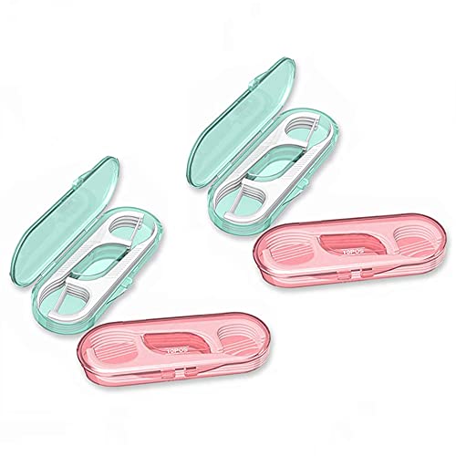 Dental Floss Picks with Storage Cases High Toughness 2-in-1 Toothpicks