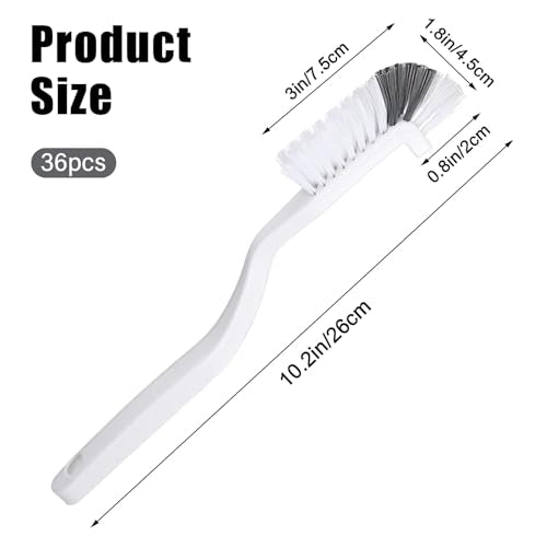 36-Piece Kitchen Scrub Brush Set - Right Angle Cleaning Brushes