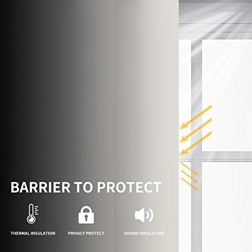 Easy-Going Ivory Blackout Curtains, 52" x 108" (Pack of 2) - Thermal Insulated & Noise Reduction