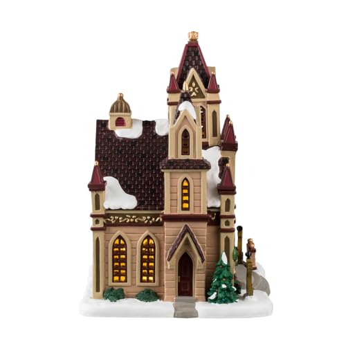 Lemax Grace Cathedral Lighted Building for Christmas Village Decor - 2024 Collection
