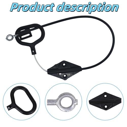 Recliner Replacement D-Ring Cable Handle for Lazy Boy Chairs