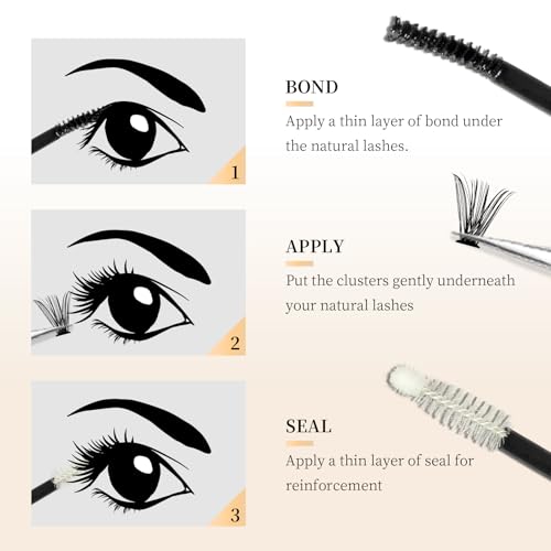 RITALASH 2-in-1 Lash Bond and Seal Waterproof Eyelash Cluster Glue
