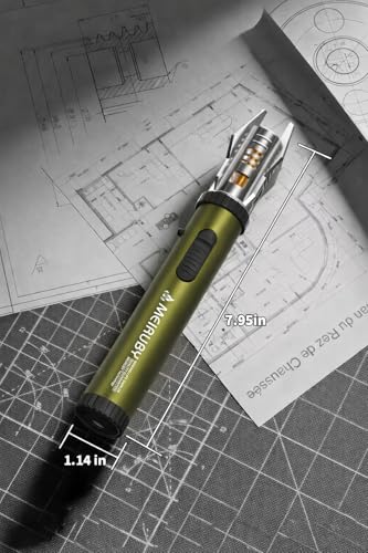 Green Lightsaber Torch Lighter - Windproof, Flame Butane Refillable Gift for Men Dad