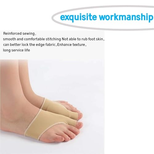 4 Bunion Relief Pads and Sleeves, Orthopedic Bunion Corrector Socks with Gel Pads, 2 Pairs