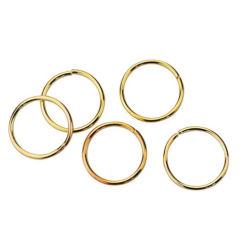 Nydotd 180 Pcs Metal Hair Rings & Braid Clips for Dreadlocks