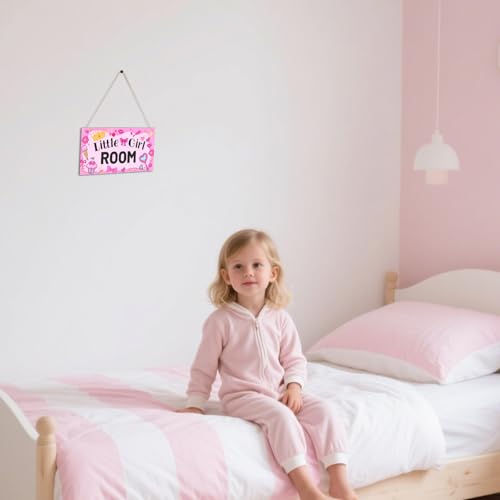 Pink Wooden 'No Boys Allowed' Door Sign for Girls' Rooms